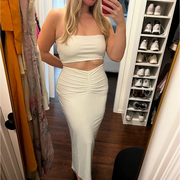 We Wore What crystal skirt and top set 💎 - Picture 5 of 5